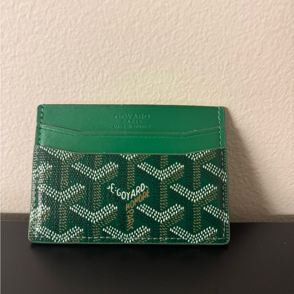 Goyard Emerald Green Card Wallet